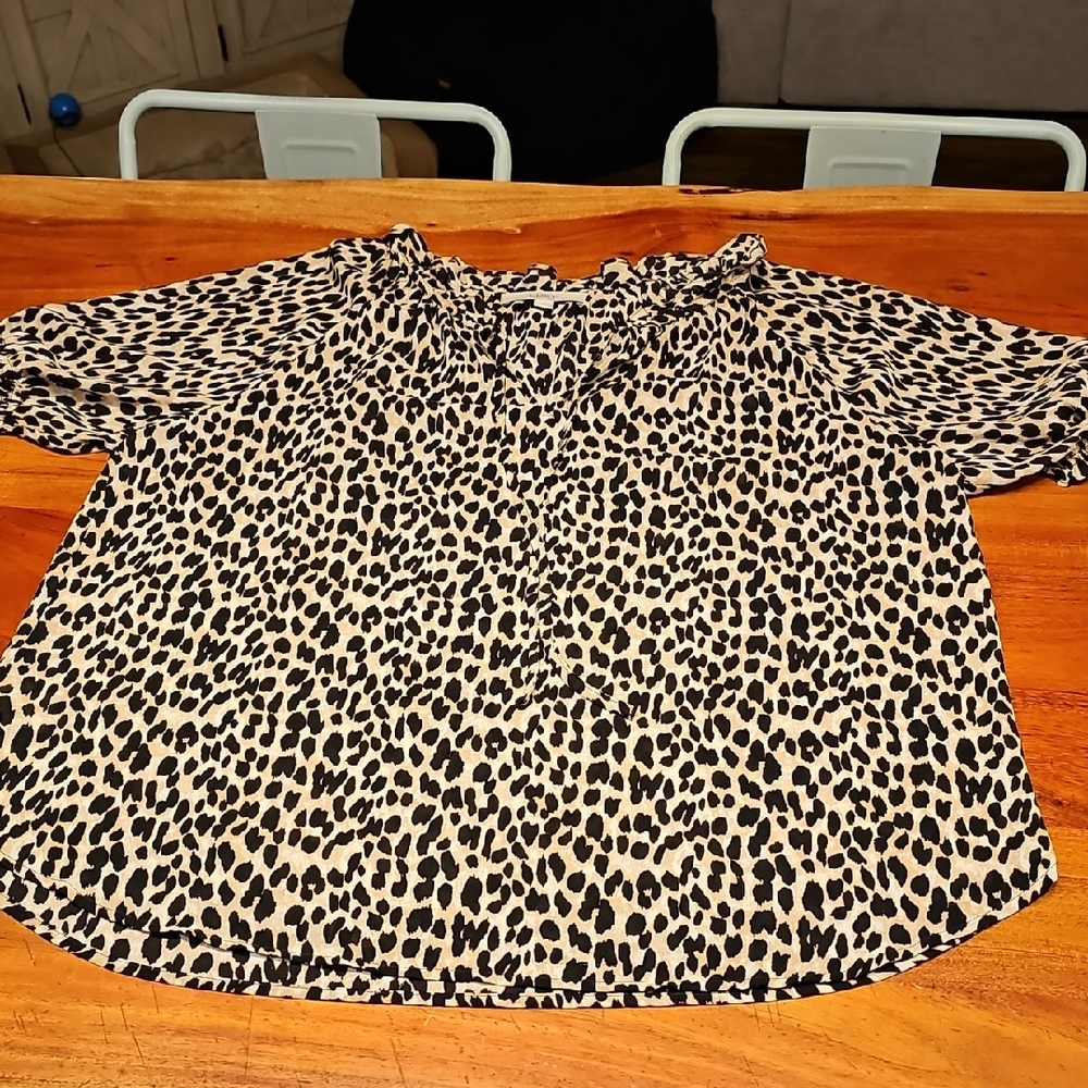 Leopard Print Women's Top